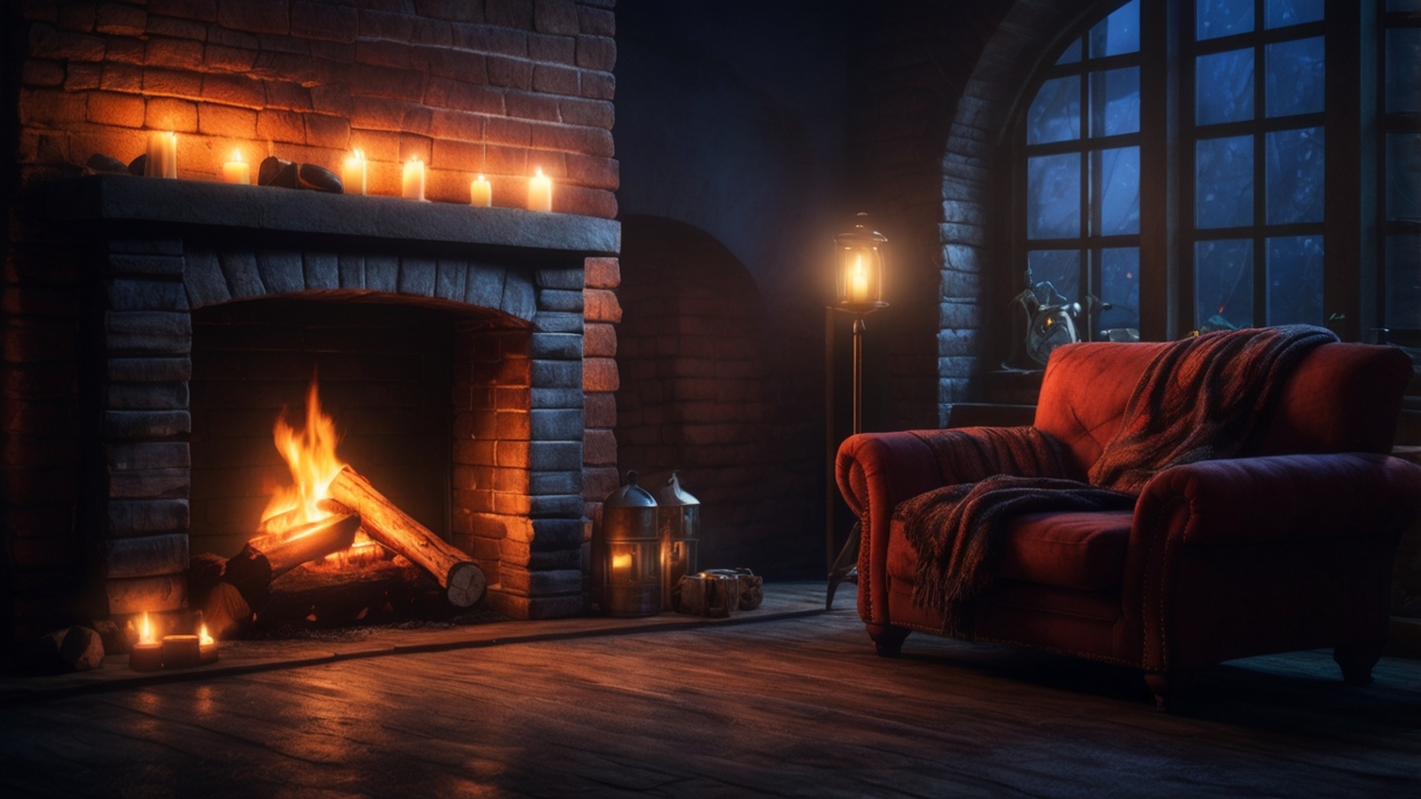 fireplace sound for sleeping
